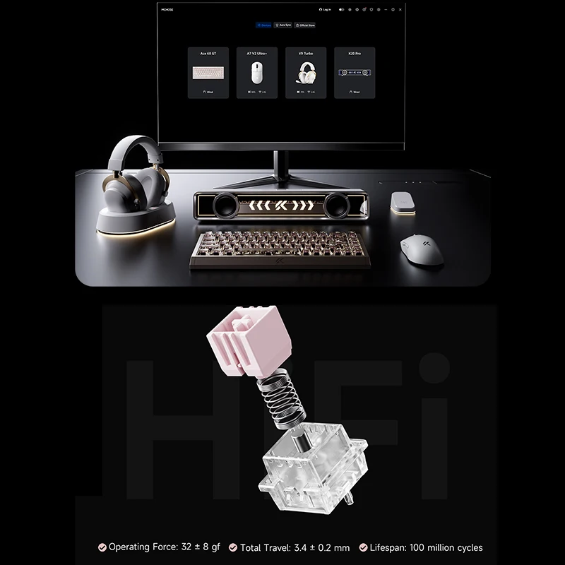 MCHOSE Ace 68 GT Aluminum Allo - Aluminum Case 65 avis et prix