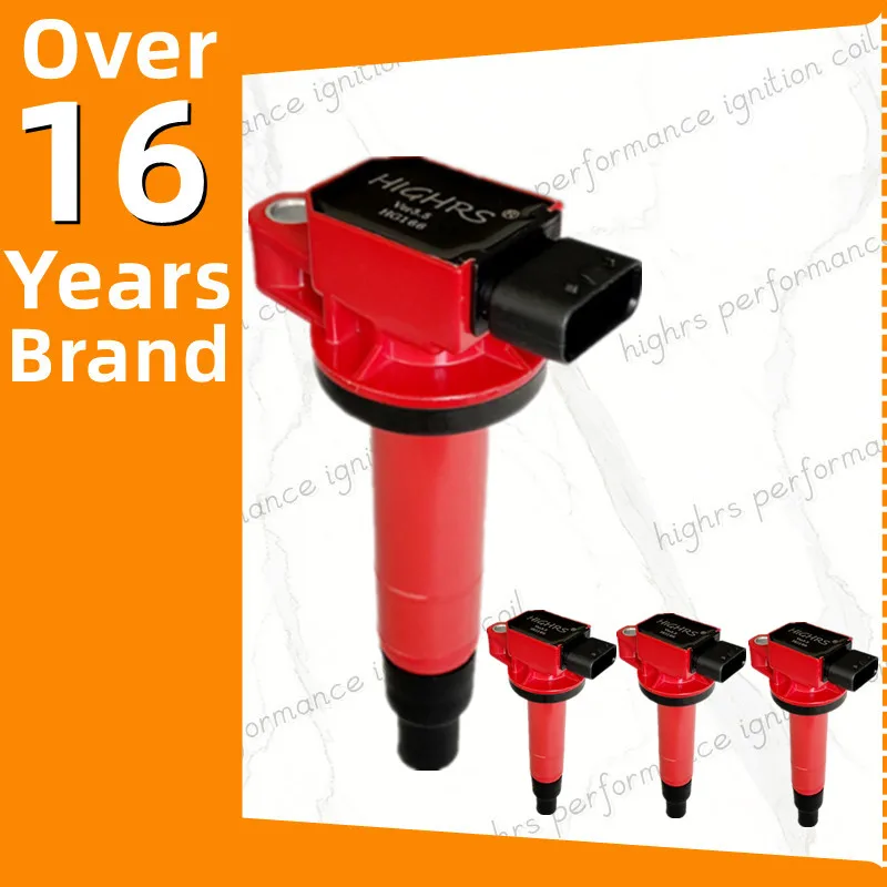 

4 шт. Пакеты катушек зажигания подходят для 2000-2008 Scion ECHO PRIUS YARIS 1.5L 4CYL C1304 90919-02240 UF316 ID 1NZFE 9091902265 1788345