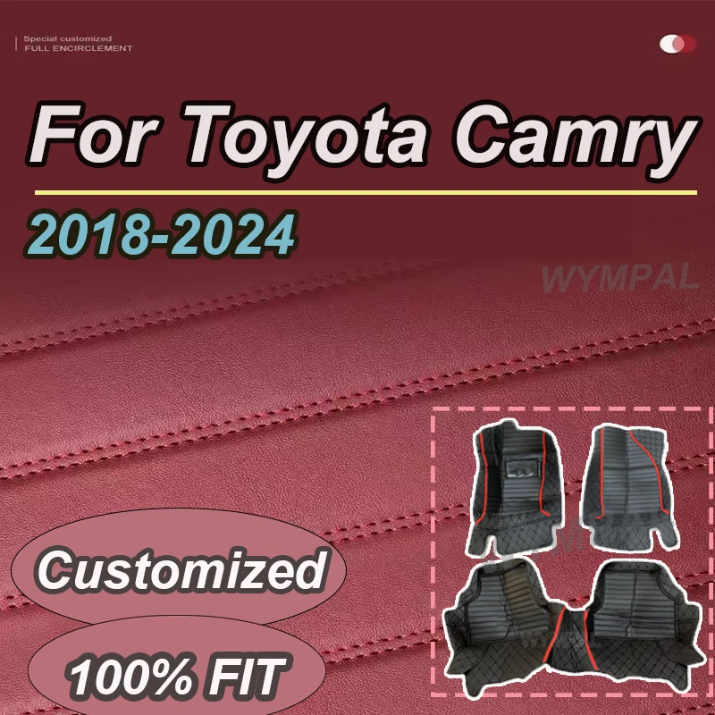 

Роскошные аксессуары для Toyota Camry 8 XV70 2024 2023 2022 2021 2020 2019 2018 автомобильные напольные аксессуары ковры водонепроницаемые автомобильные автомобили
