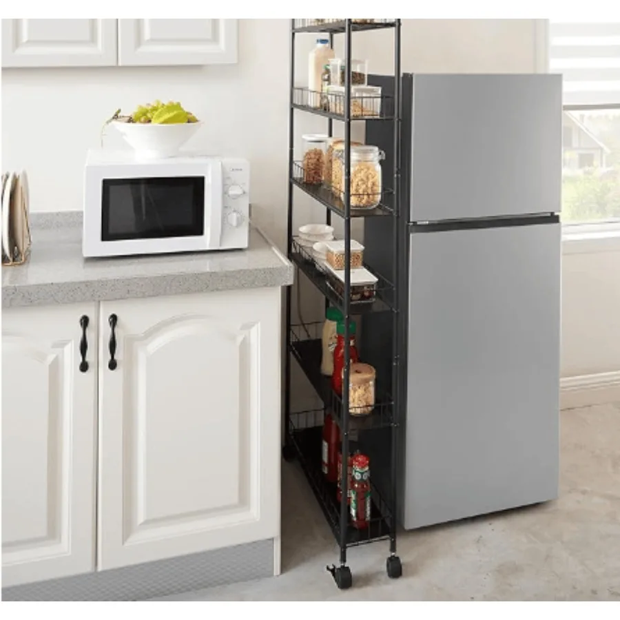 

Layer Storage Car Line Slim Shelves With Wheels