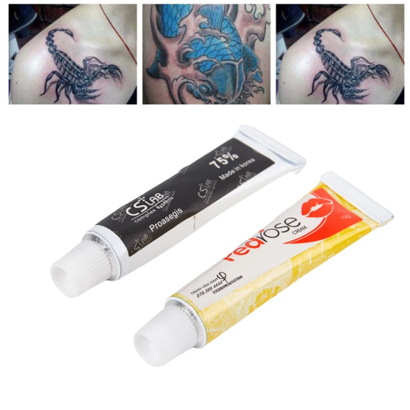 Crema 75% para tatuajes, maquillaje permanente, Piercing para cejas, labios, piel corporal, novedad, 1 unidad