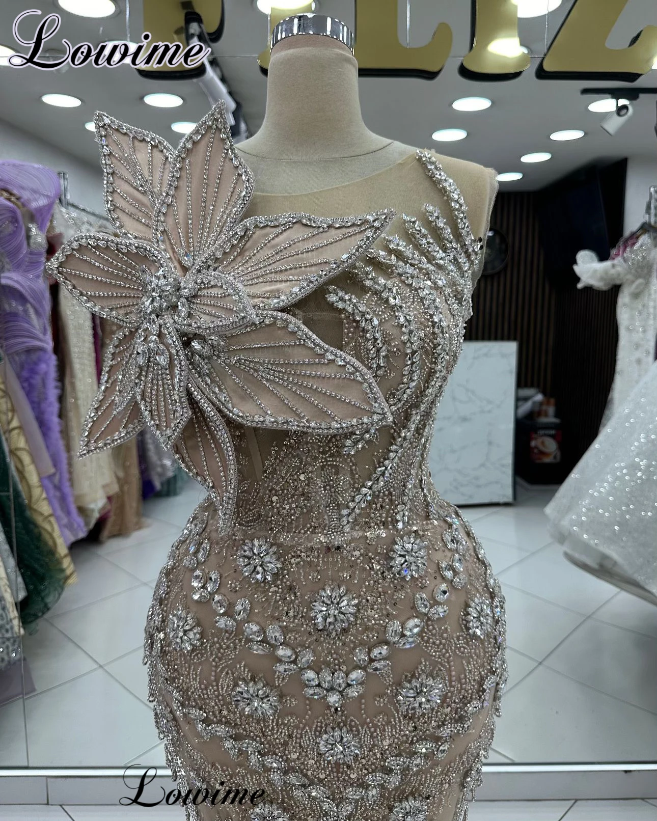 Nieuwste avondjurken met kralen en kristallen Mouwloze vintage galajurken Ballkleider Coutures-jurken Cocktailjurken