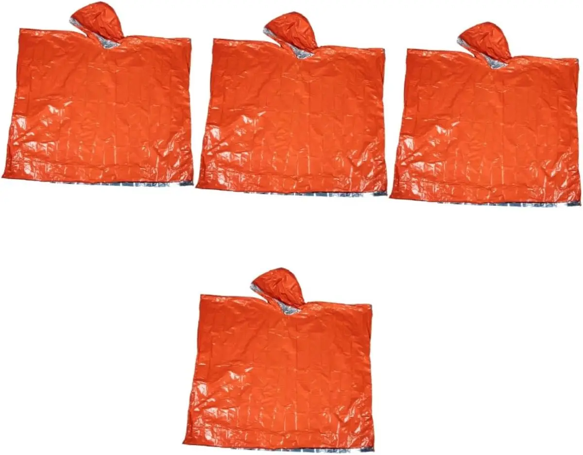 

Emergency Rain Poncho Thermal Blanket Poncho Weather Proof Outdoor Survival Camping Gear Survival Gadgets