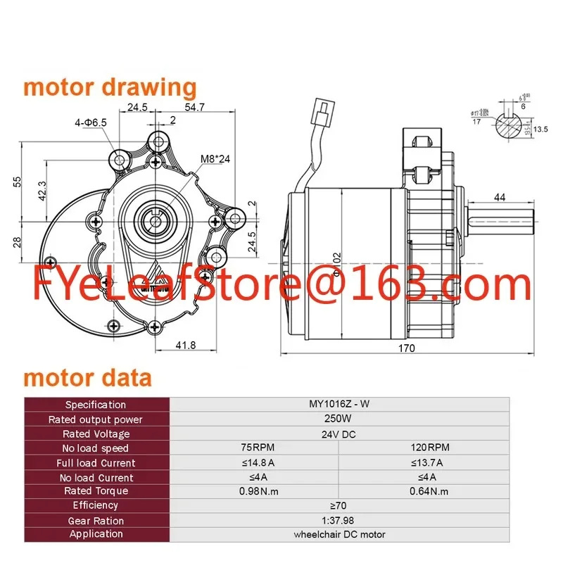 24V 1000W 4WD Electric Four Drive Kit 4.10-4 Off Road Tire 10 Inch Wheel Set For DIY Electrical 4X4 Lawnmower Barrow Trolley Car