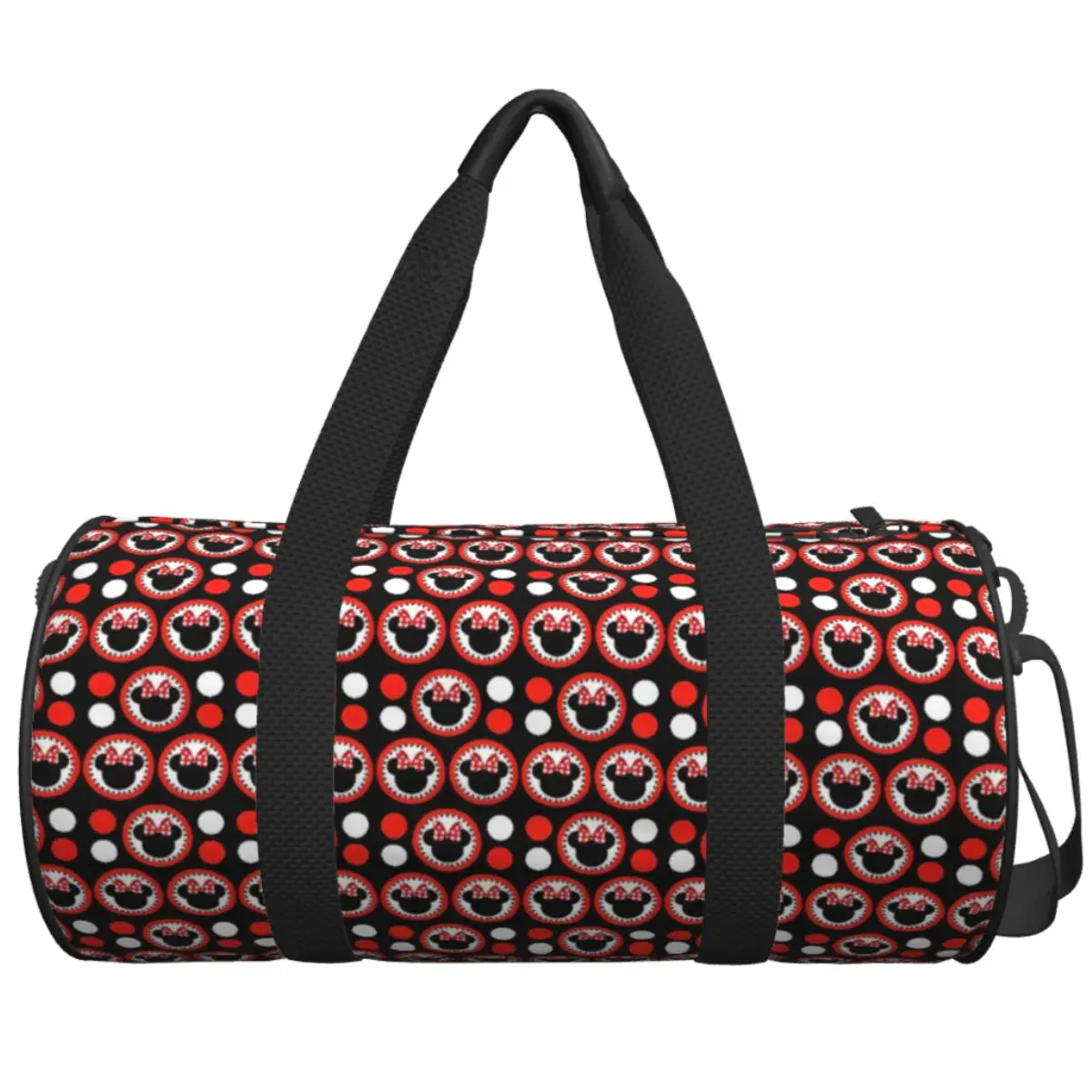 

Male Female Travel Bag Mickey Mouse Doodle Graffiti Gym Bag Large Capacity Outdoor Pattern Handbag Funny Luggage Sports Bag