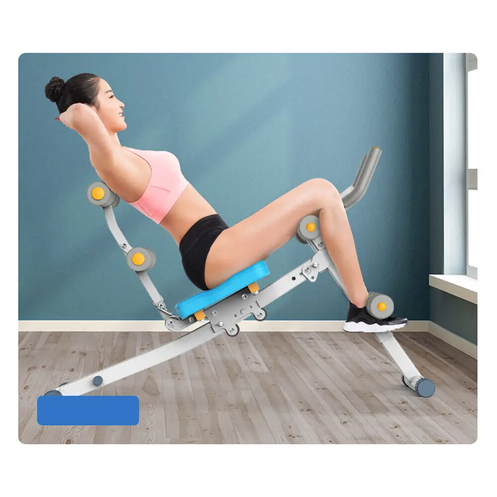 

Abdominal Cruncher & Sit-Up Bench, Foldable Multi-Workout Ab Machine & Side Shaper