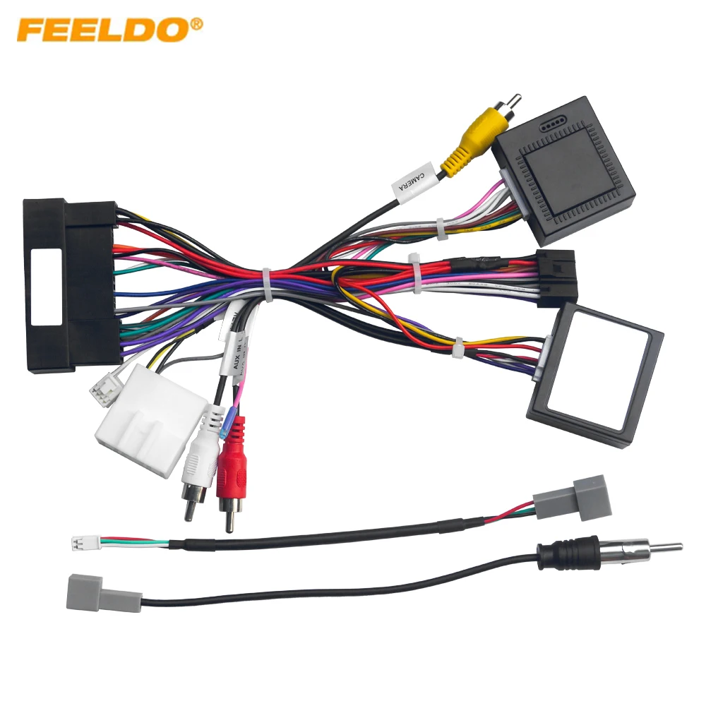 Car 16pin Power Cord Wiring Harness Adapter For Hyundai Veloster 2011 Installation Head Unit