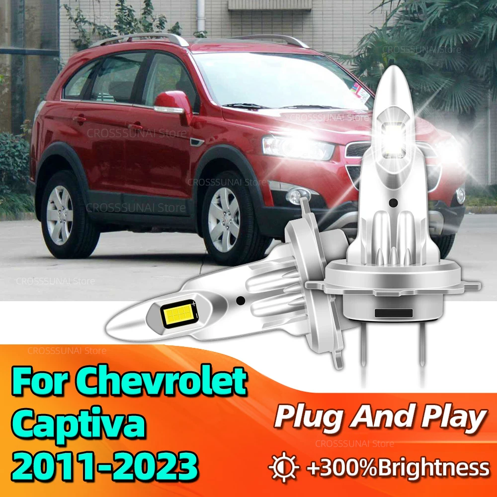 

2Pcs Canbus LED Headlight Bulb Fanless 30000LM Car Light For Chevrolet Captiva 2011 2012 2013 2014 2015 2016 2017 2018 20192023