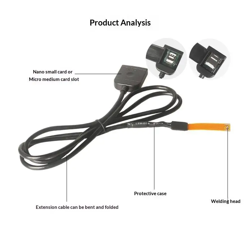 

1 комплект, адаптер для слота для SIM-карты, 4G адаптер для SIM-слота с 20-контактным кабельным разъемом для Android, мультимедиа, GPS, радио, автомобильные аксессуары