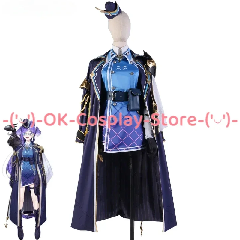 Vtuber Cosplay Dress Selen Tatsuki Cosplay Costume Fancy Party Suit Halloween Uniforms Anime Clothing Custom Made