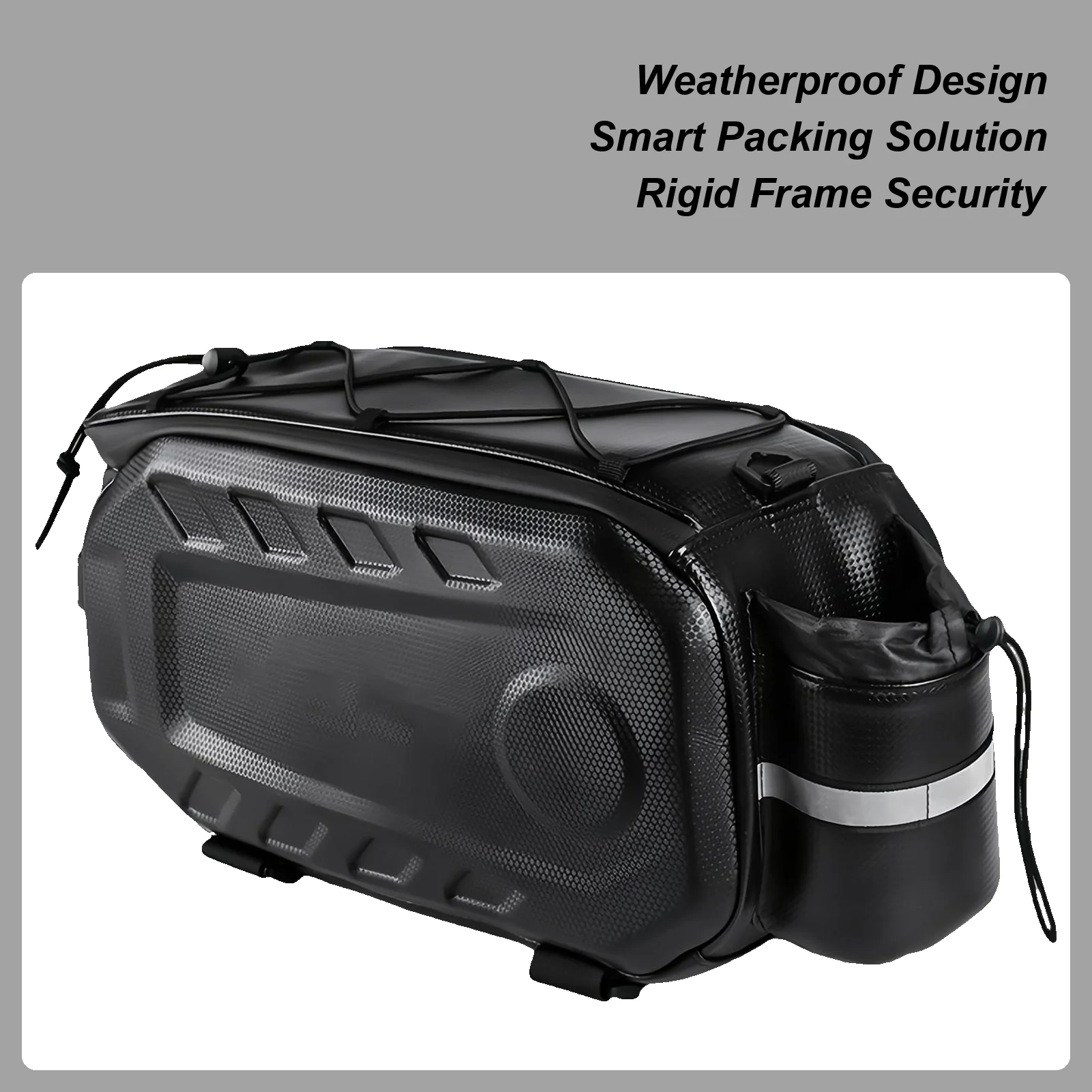 

Седельная сумка для велосипеда, 17 л, большие светоотражающие водонепроницаемые корзины, сумка для хранения велосипеда для пляжа, горного спорта, мотоцикла, рыбалки