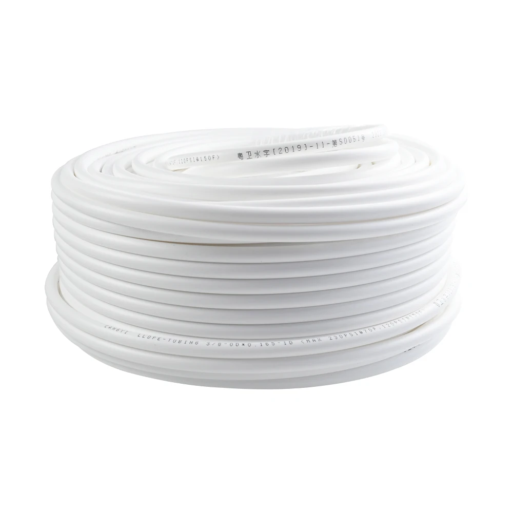 

RO Water 1/4" 3/8 Inch O.D PE Hose Tubing White Flexible Pipe Tube For Reverse Osmosis Aquarium Filter System 10 M Garden Line