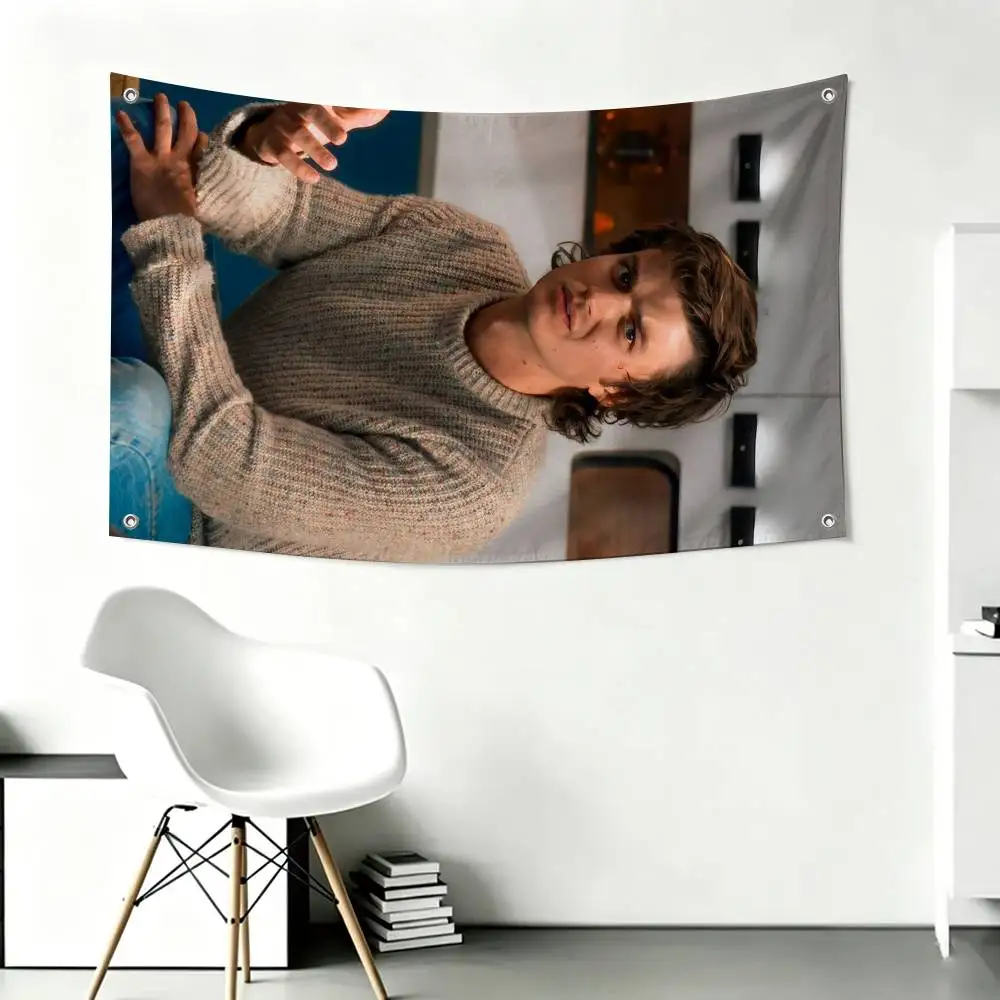 Joe Keery-Y Djo Flags for Bedrooms Home Decor Items Outdoor Decors Garage Decoration Flaga