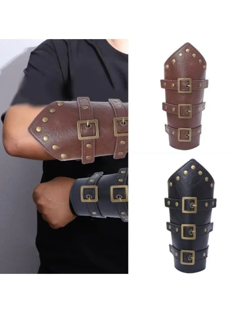 

652F 2 упаковки, рукавицы-волшебники-лучники, кожаный браслет в стиле фэнтези, эластичные браслеты