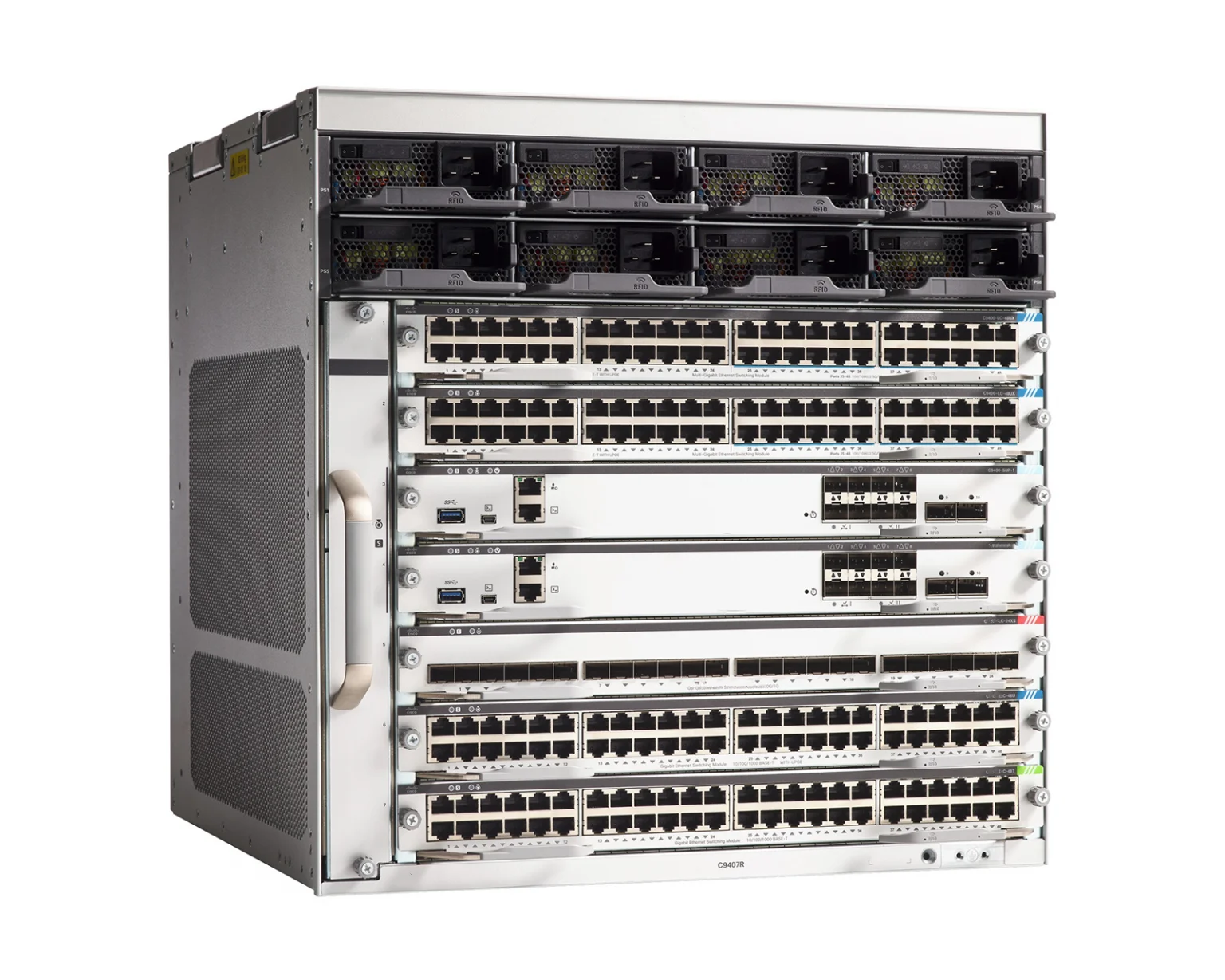 Новые оригинальные сетевые коммутаторы C9407R 9400 с 7-слотовым корпусом Essentials