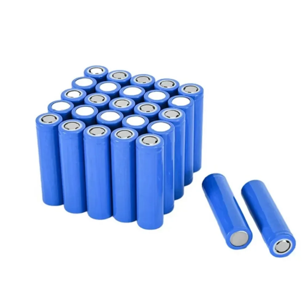 100 % Original-Akku 18650 2000 mAh 3,7 V wiederaufladbarer Akku Solarlicht + Ladegerät