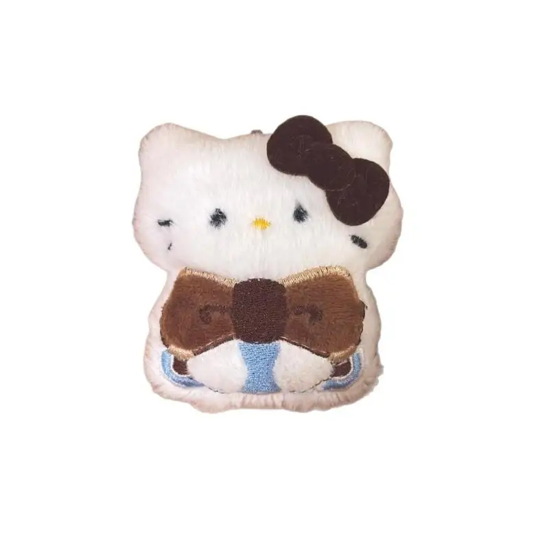 Cute Cartoon Plush Hello Kitty Pendant Keychain Kawaii Plush KT Cat Stuffed Doll Pendant Backpack Handbag Decoration Gifts