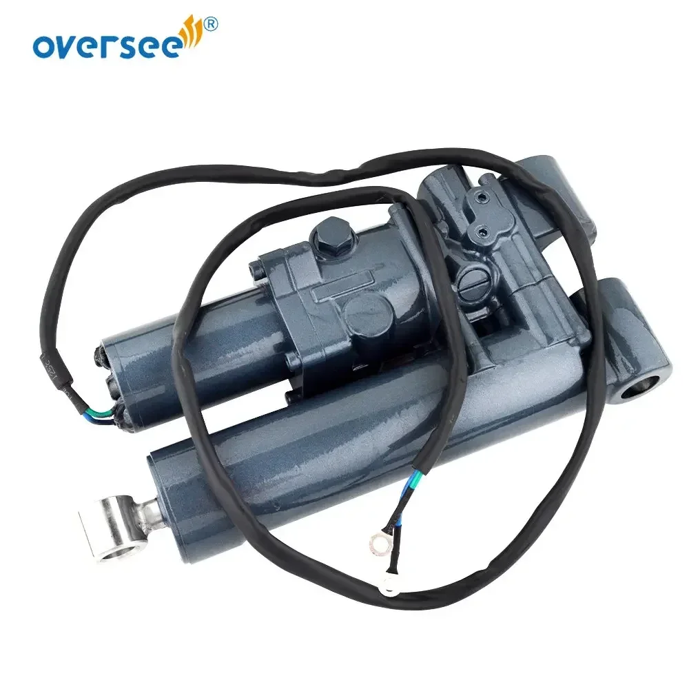 

Oversee 65W-43800-02-4D Power Tilt Trim Assy For Yamaha F25 F30HP 40HP Outboard Single Ram Gray Color 65W-43800