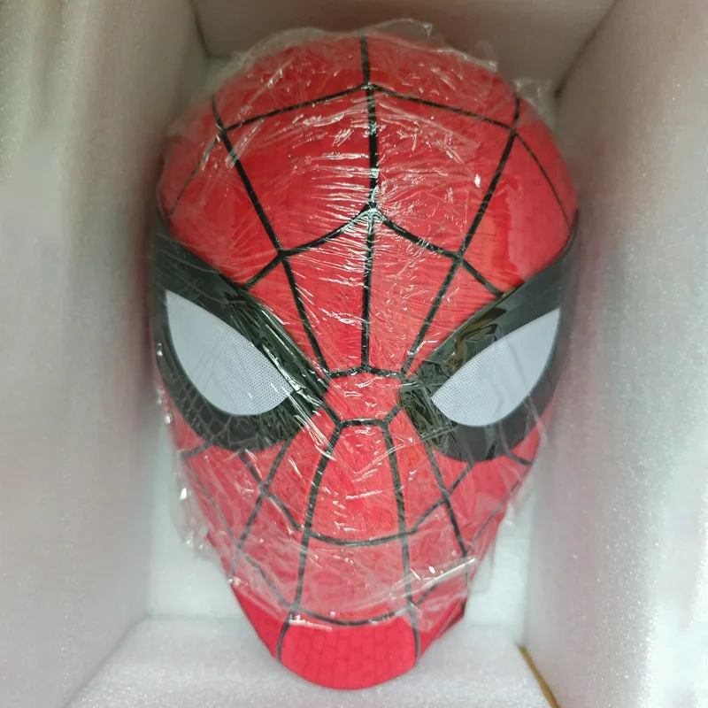 Spider-Man Brand New Day 1:1 Adult Cosplay Mask With Magnetic Back Cover 3d Webbing Strips Resin Faceshell Cosplay Helmt
