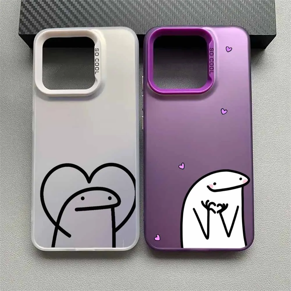 جديد بسيط خط أنيمي لسامسونج غالاكسي S25 حافة S24 S23 S22 S21 S20 FE الترا لايت زائد الملونة الفضة جراب هاتف غطاء Funda