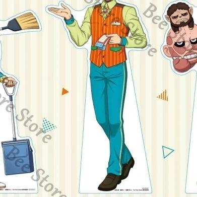 타이탄 암비터스 Levi Ackerman 및 동료에 대한 공격 이차 요소 아크릴 스탠딩 사인 데스크탑 장식 선물