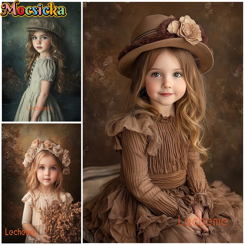 Mocsicka Abstract Art Backdrop Photography Flower Wall Baby Shower Shooting Props Kids Photo Background Poster Decoration Studio