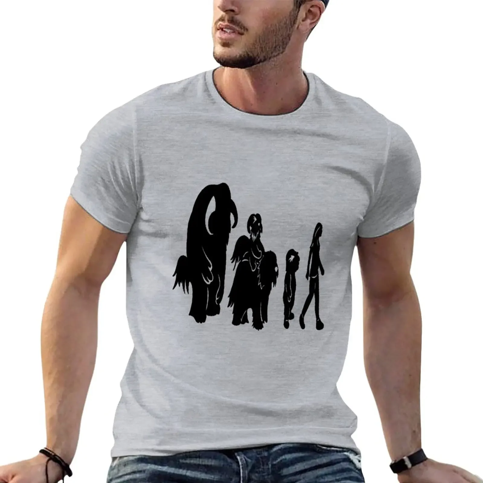 Labyrinth Sillohuettes T-Shirt vintage clothes animal prinfor boys graphics Men's clothing