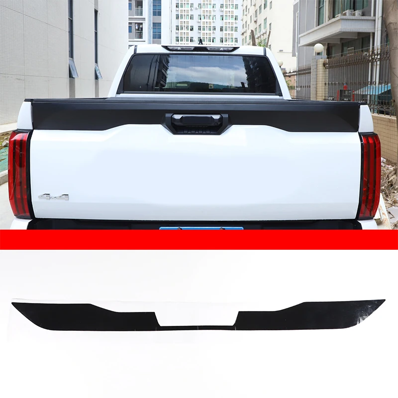 For 2022-2023 Toyota Tundra PVC black car styling car tailgate pull flower film sticker car exterior protection accessories