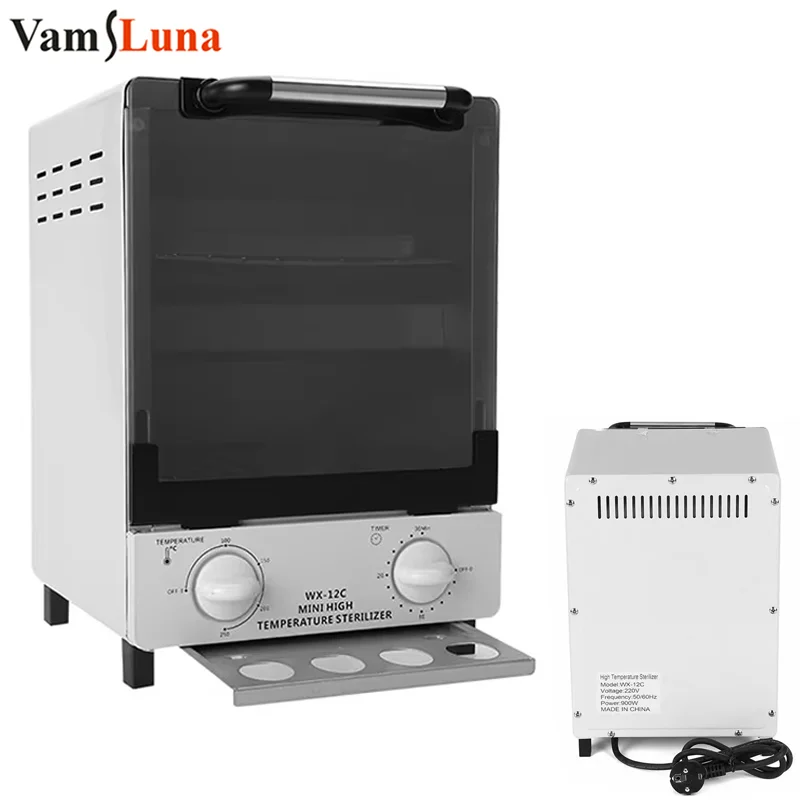 

Nail Tools Sterilizer - Dry Heat Disinfection Cabinet 99.9% Germ Kill for Manicure Pedicure | Professional Salon & Home Use | Ti