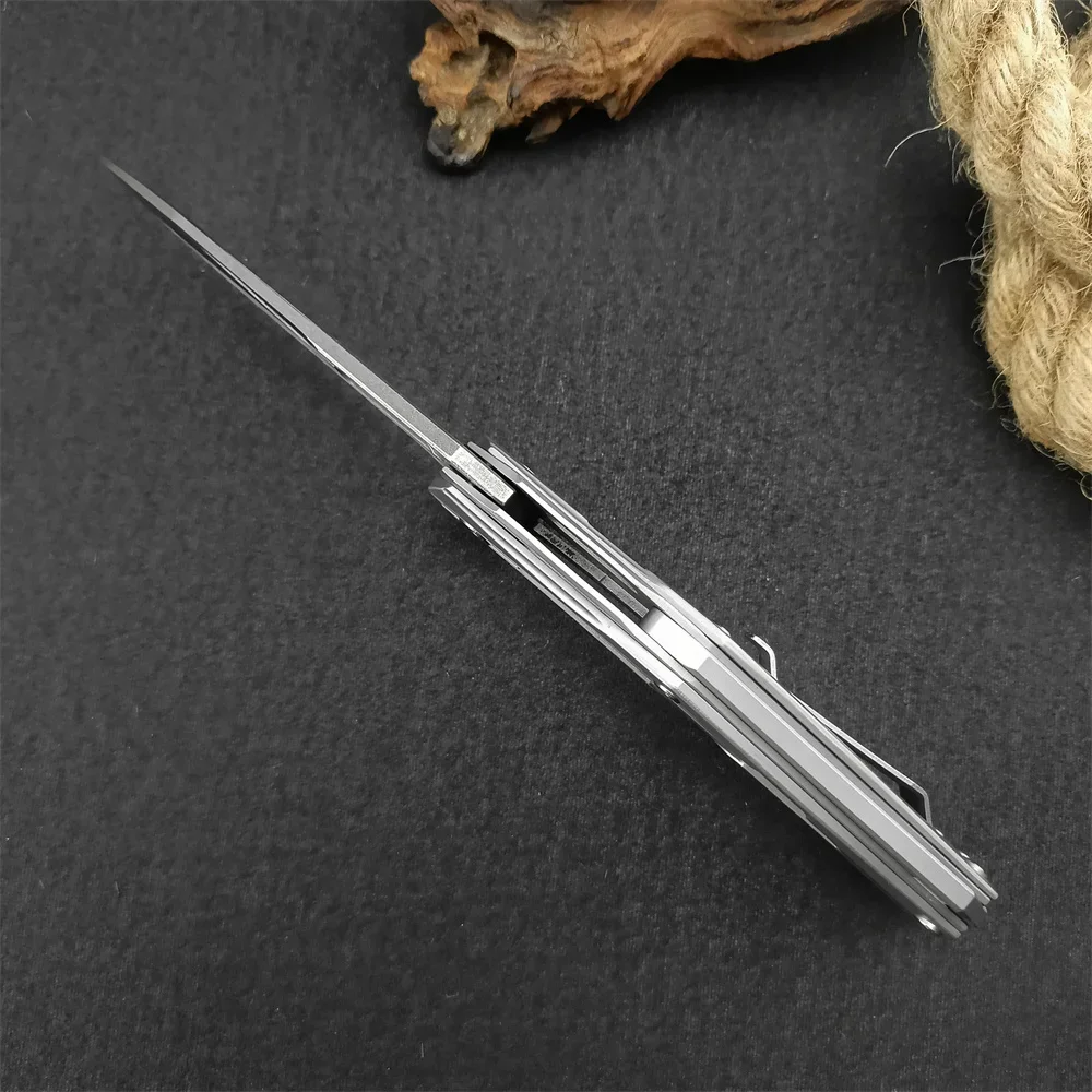 D2 شفرة التخييم المحمولة سكين للفرد 420 الصلب مقبض دائم البرية بقاء الصيد سكينة تكتيكية EDC أداة الدفاع عن النفس