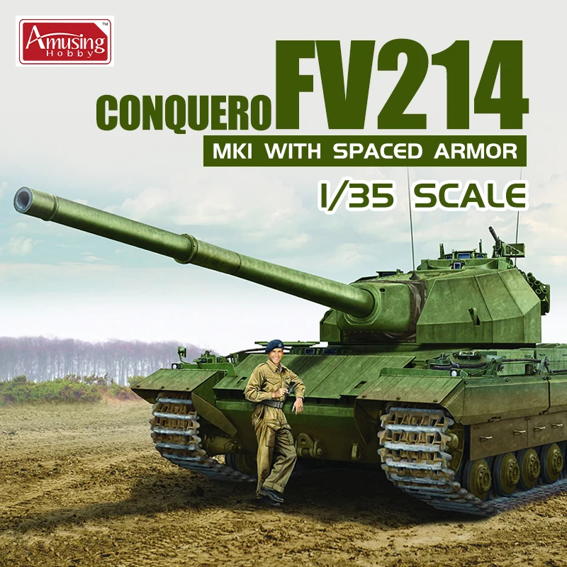 

Amusing Hobby 35A013 British FV214 Conqueror Tank Special Edition, комплект масштабной модели 1/35, комплект