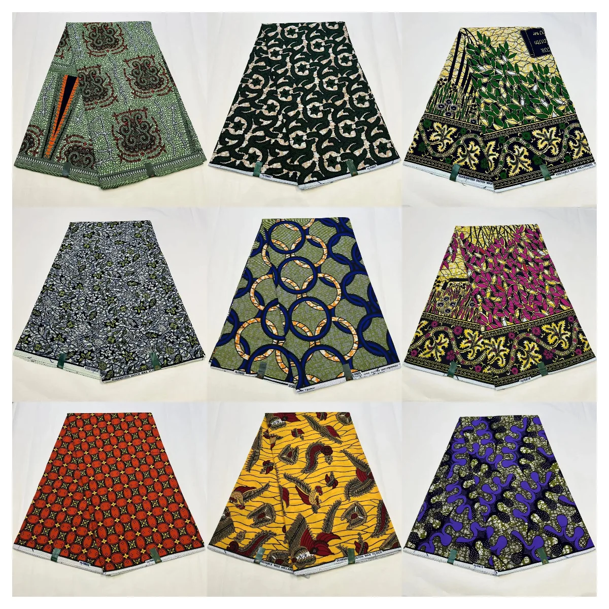 

Африканская восковая хлопчатобумажная ткань для специального платья с принтом, шторы, подушки, одежда, ширина 115 см, 6 ярдов, длинный материал для шитья своими руками, 1921 г.