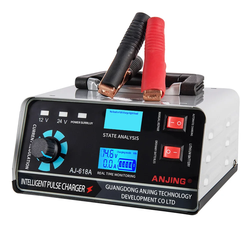 

Universal High Power 400W Car Battery Charger Quick Charge Intelligent Pulse Repair for 12V-24V Car Motorcycle SUV Truck