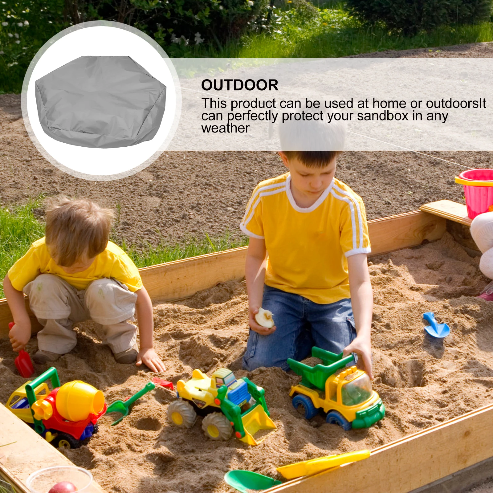 

1 pc Cover Oxford Cloth Waterproof Protective Cover For Sandbox Kids Outdoor Use Durable Weatherproof Covering