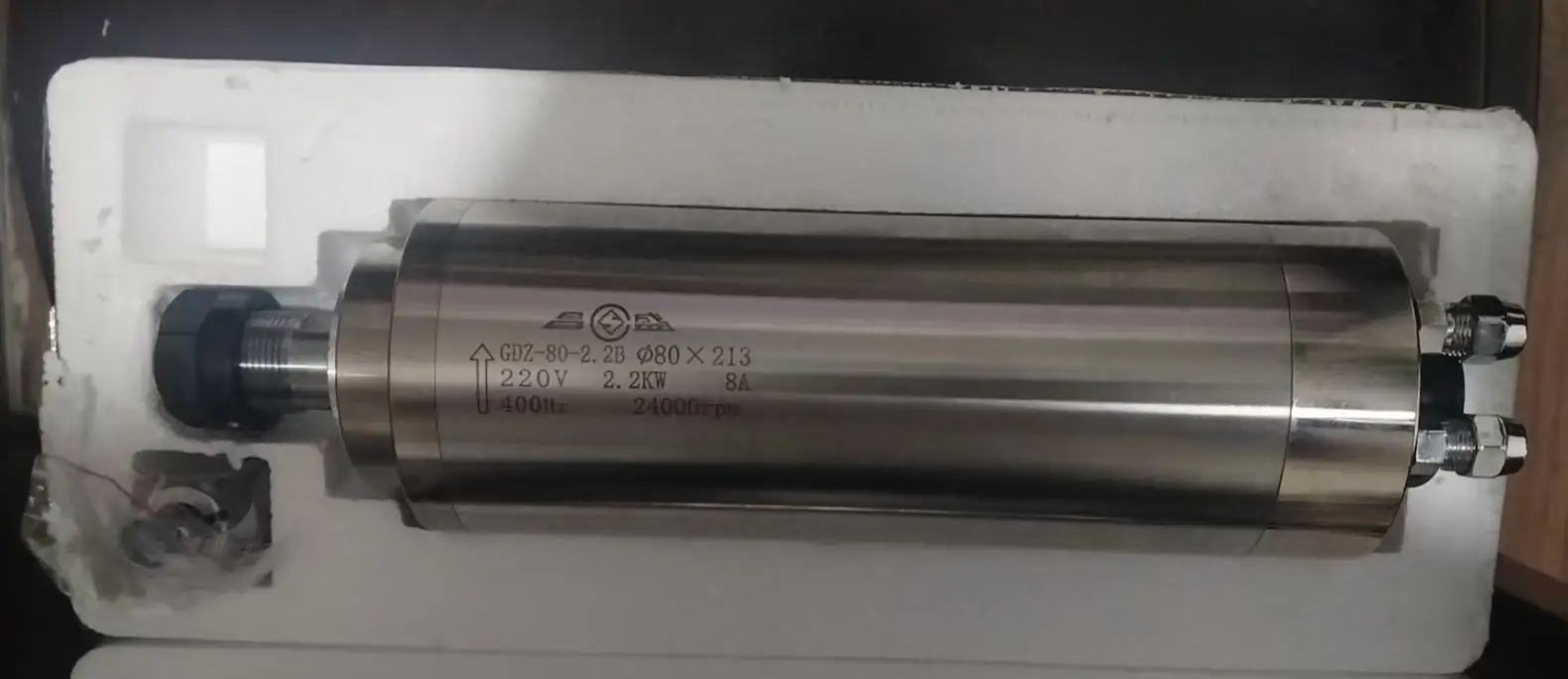 Changsheng spindle 2.2KW ER20 80x213mm water cooled spindle