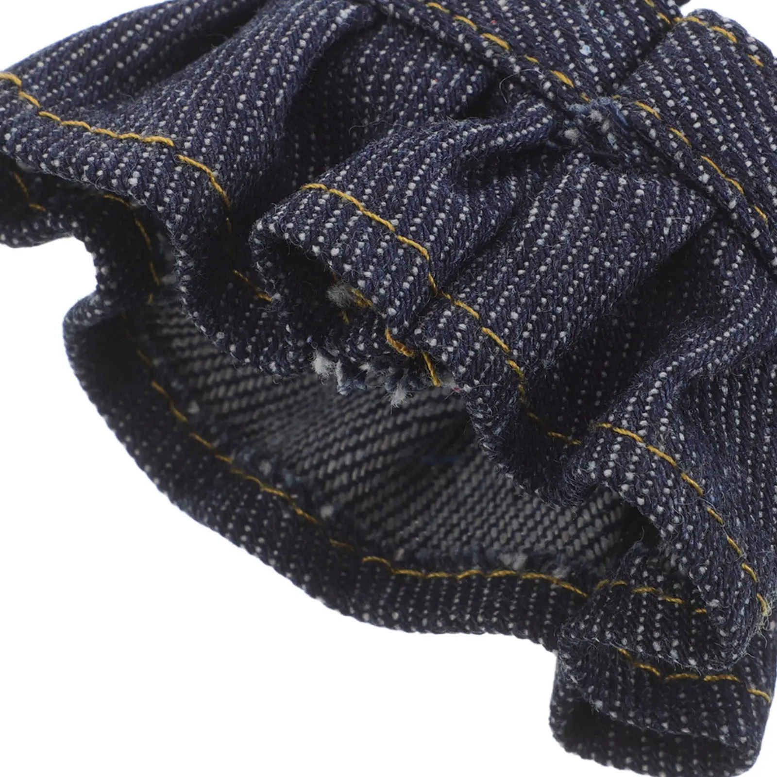12Cm Mini Denim Skirt for Trendy Interchangeable Wardrobe Soft Sturdy Vibrant Color Long-Lasting Dollhouse Decoration