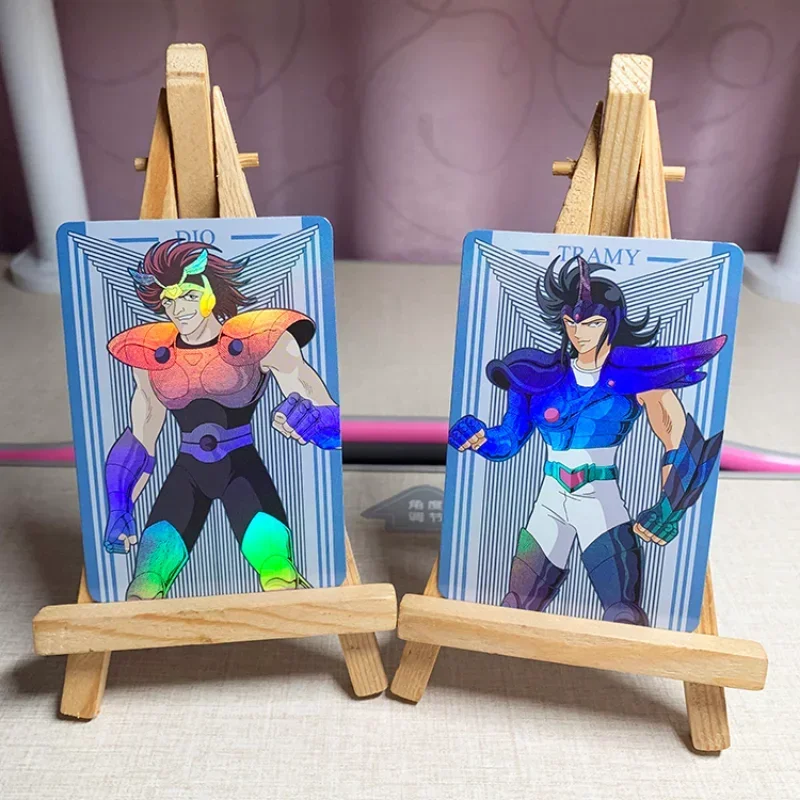 21pcs/set Saint Seiya DIY Flash Card Animation Characters Marin Shaina Hyoga Jabu Classics Anime Collection Cards Toy Gift