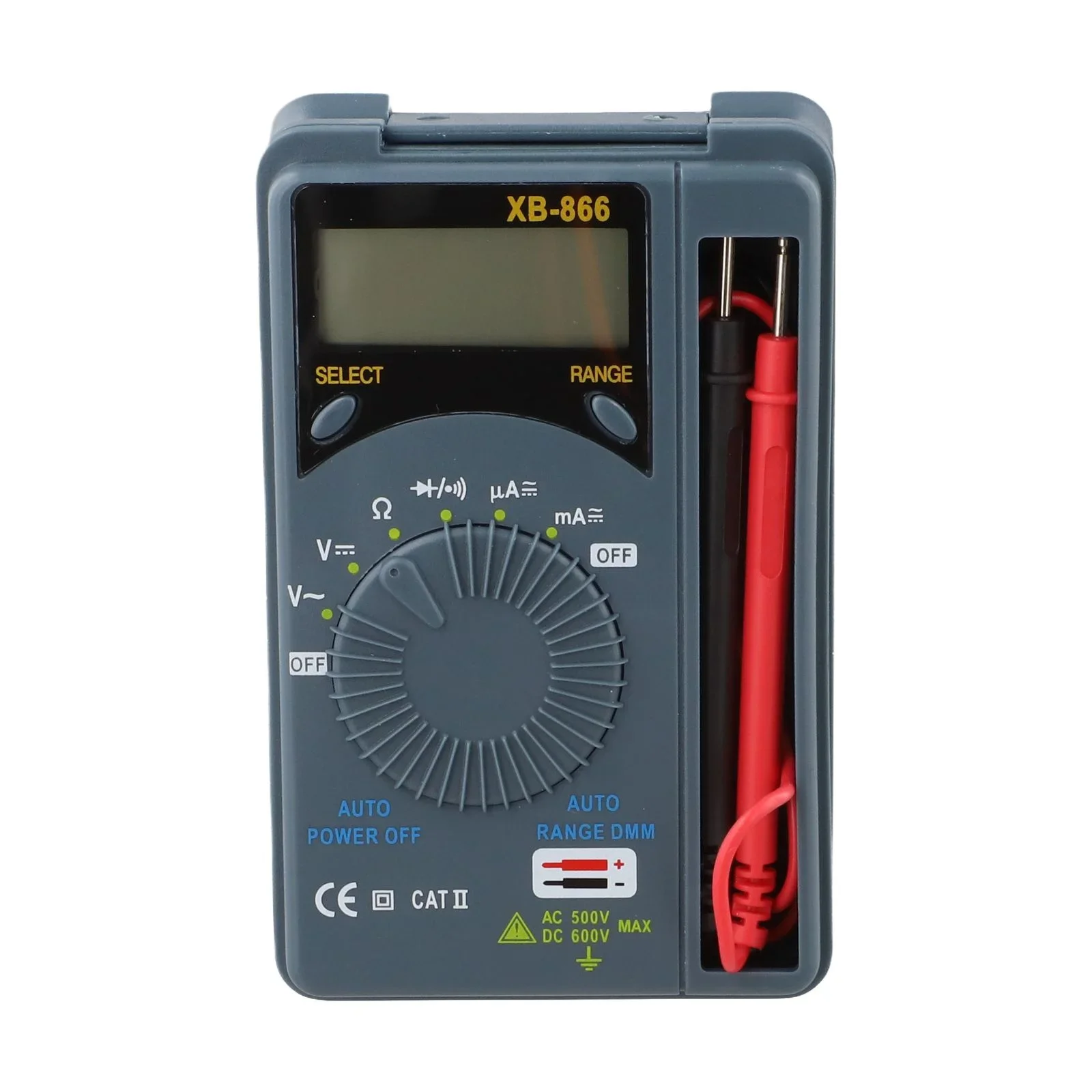 Accurate Auto-ranging Multimeter Battery Tester XB866 Multimeter Digital Multimeter Portable Digital Meter Sampling Time 0.4s