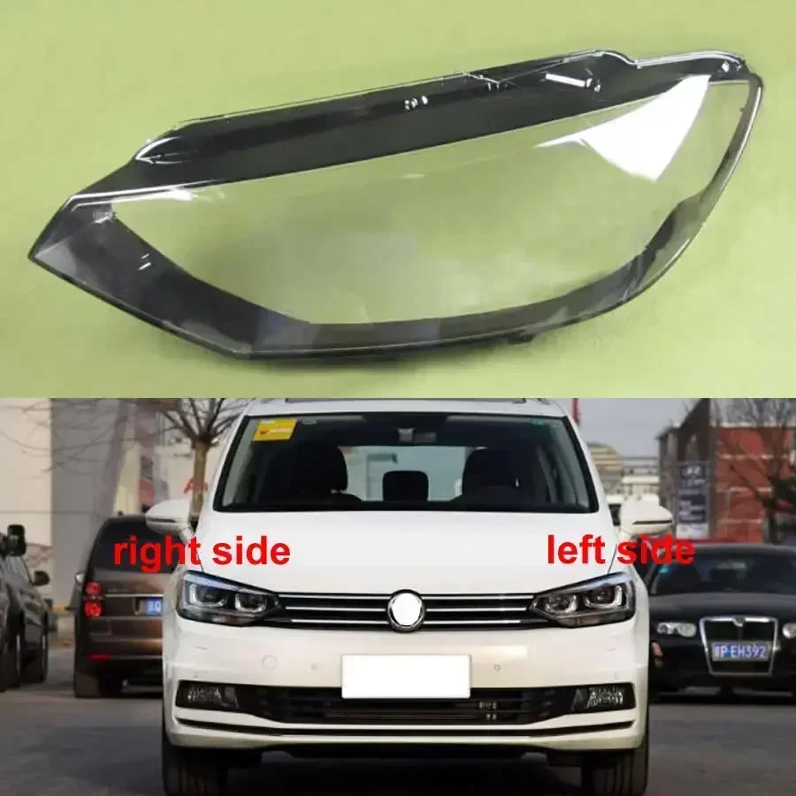 

For Volkswagen VW Touran L 2016-2021 Halogen Front Headlamps Cover Shade Lamp Shell Plexiglass Replace Original Lampshade