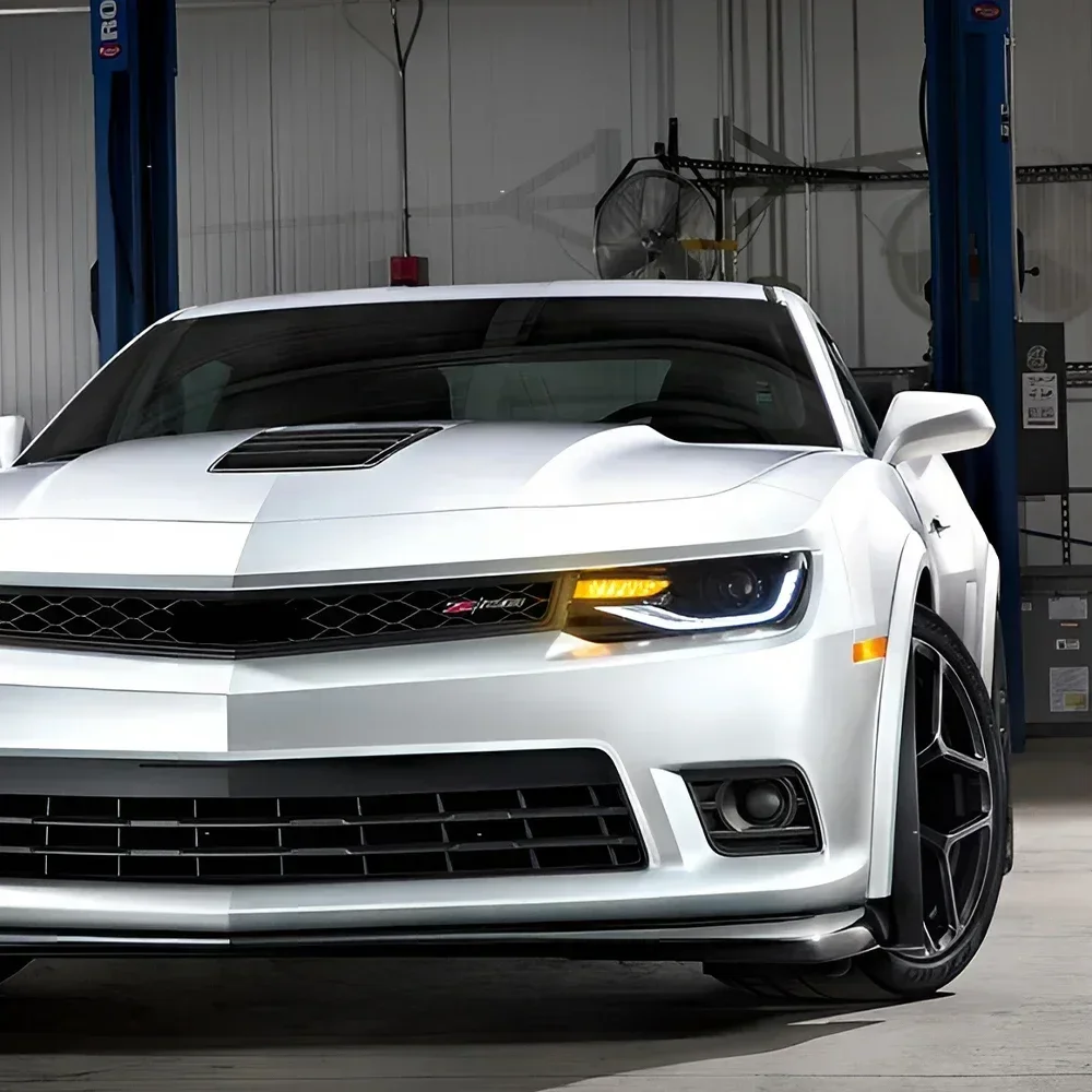 

For Chevrolet Camaro 2012-2015 Car Front Lamps Upgrade Bifocal Lens Plug and Play Accessories LED Auto Headlights Assembly