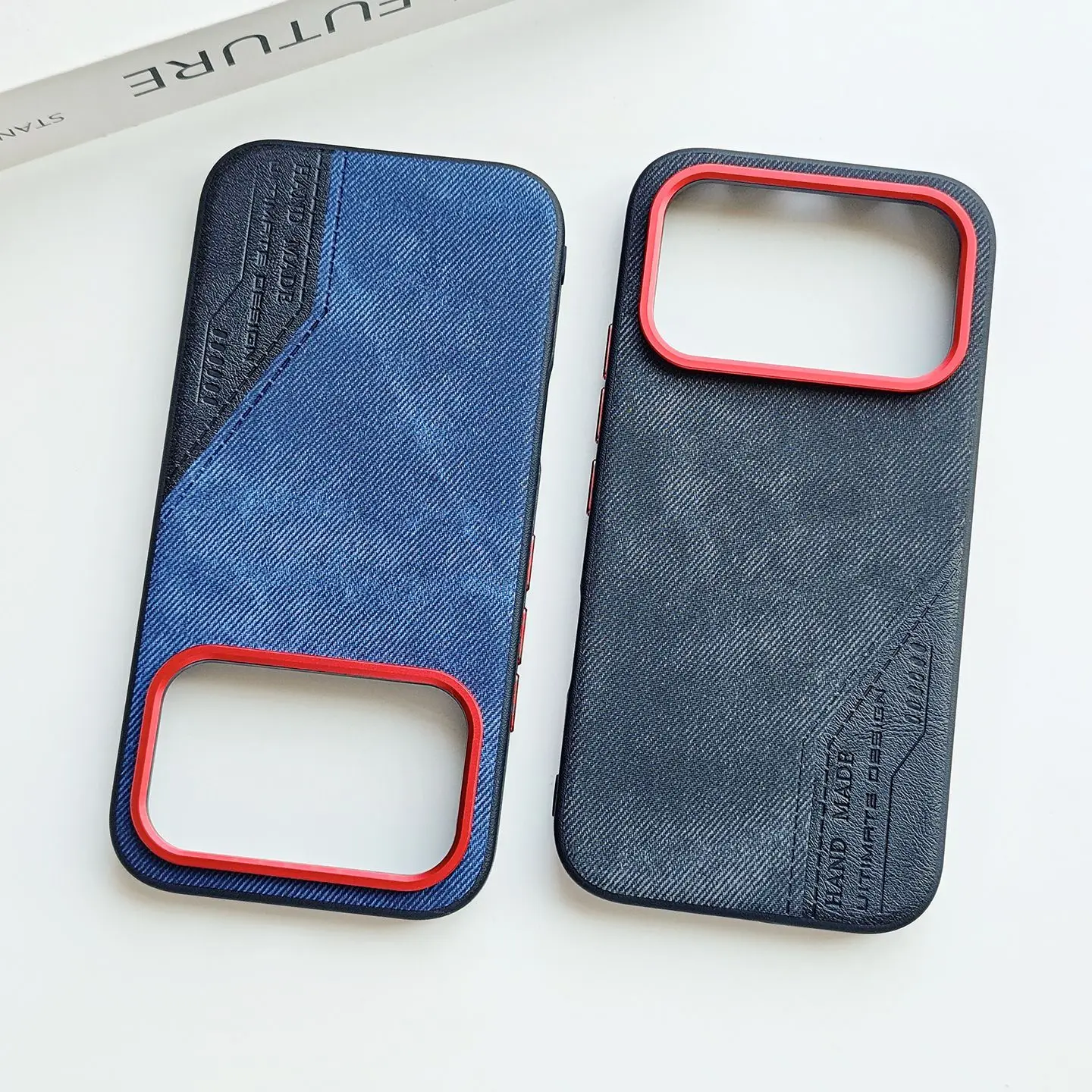 

For Honor 600 Pro Case Fashion Denim texture PU Leather Skin Friendly Soft edge Protective Back Cover For Honor 600 Pro Shell