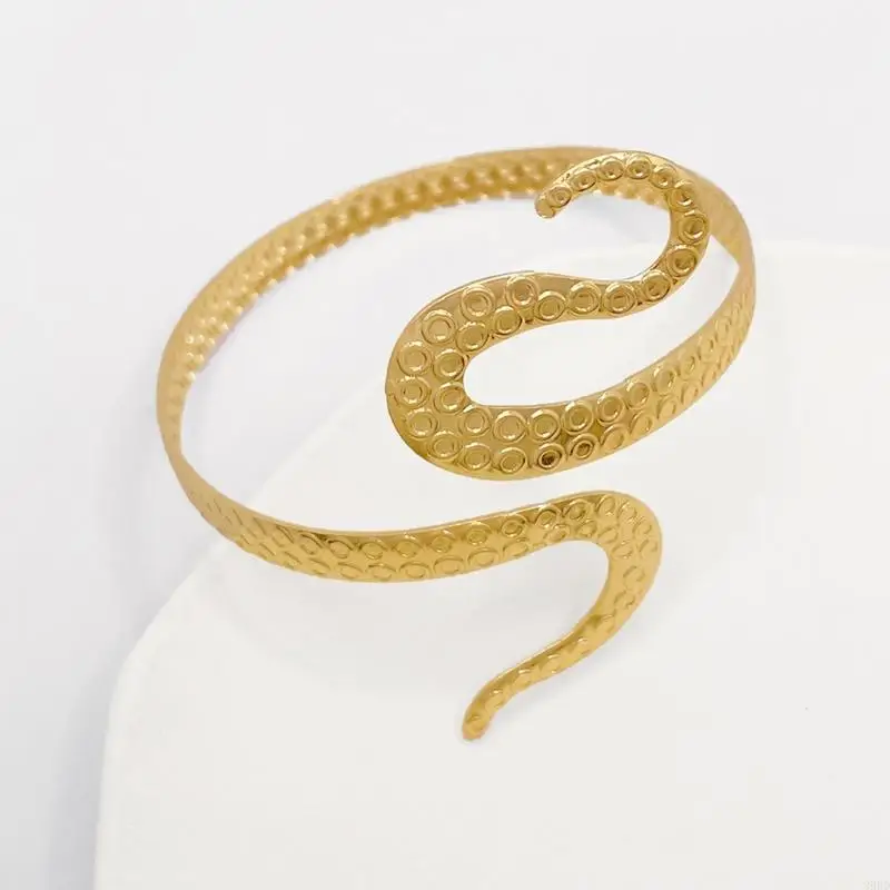 39BD Vòng tay hình rắn kim loại cho phụ nữ Armlet Bangle Bangle Bangle Armband ARMENTER Trang sức phụ kiện Đồ trang sức