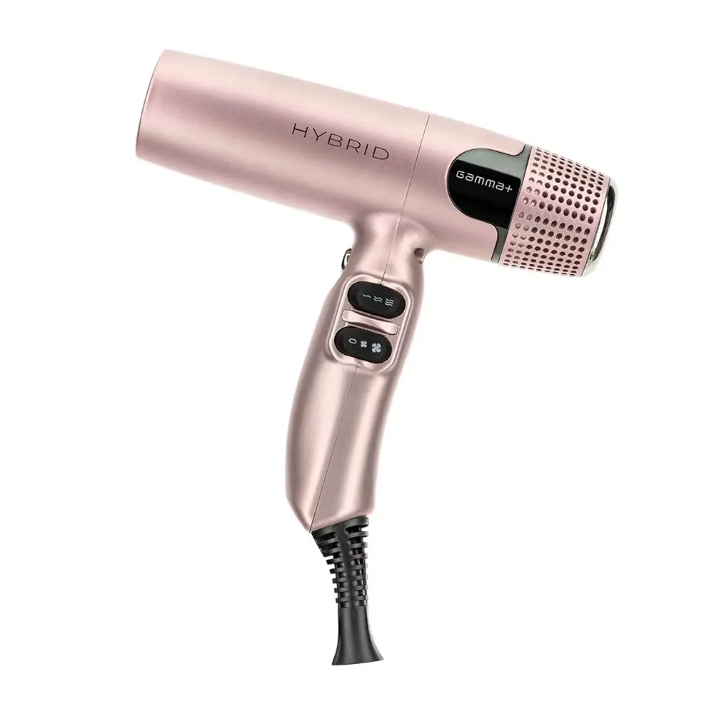 Hybrid Professional Ultra-Lightweight Hair Dryer Digital Motor Ionic Technology Whisper Quiet 12 Heat/Speeds