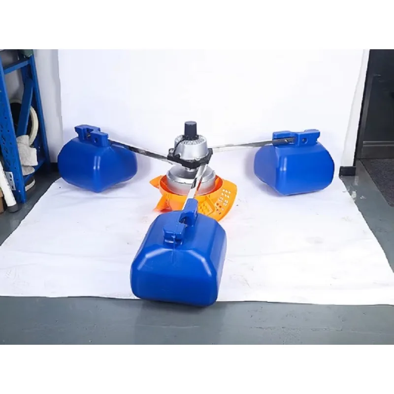 4Kw water jet 3-ball floating impeller aerator, permanent magnet variable frequency aerator