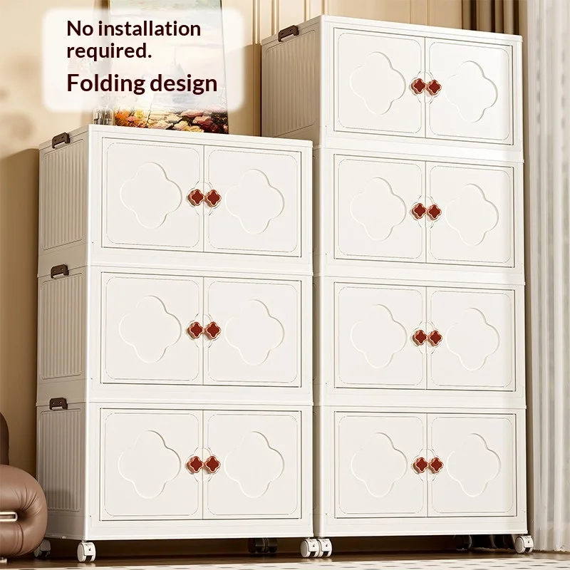 

Многофункциональный складной передвижной шкаф-органайзер для гостиной, комод, органайзер для игрушек, кухонный ящик для закусок, мебель на колесиках