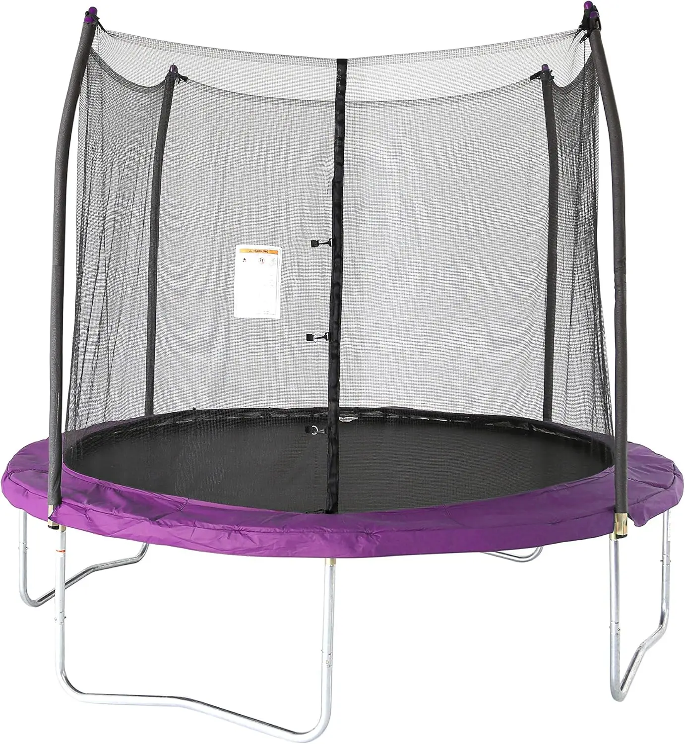 

Trampolines 10 -Foot Round Trampoline and Enclosure with spring