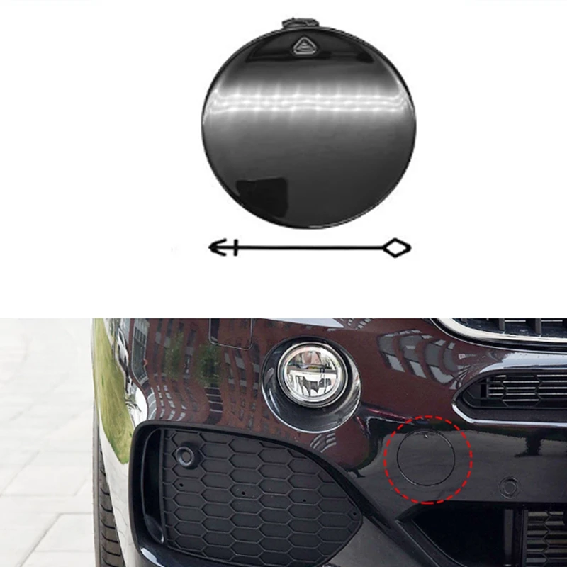 Car Front Bumper Tow Hook Cover Painted 51118060131 For BMW X5 M F15 2013-2018 Trailer Cover