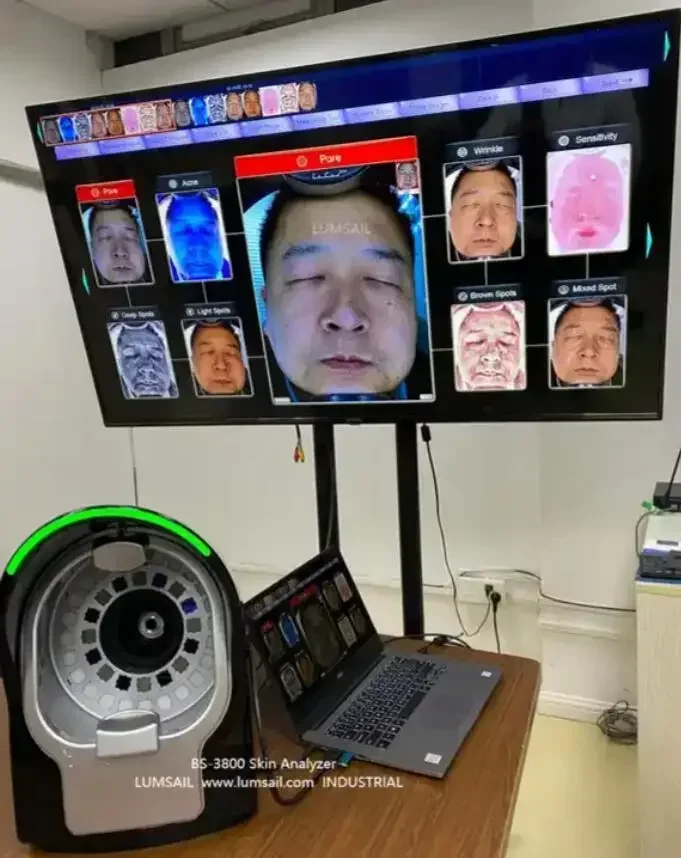 Good technology Facial Skin Analyzer Machine With 8 Spectrums 3D Facial Analysis Device