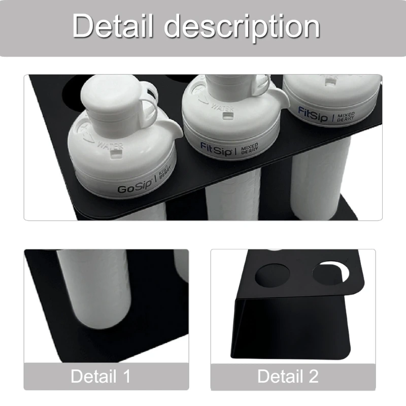 Flavor Display Stand Water Bottle Accessory Flavor Rack Cartridge Support Cartridge Holder for Cartridges