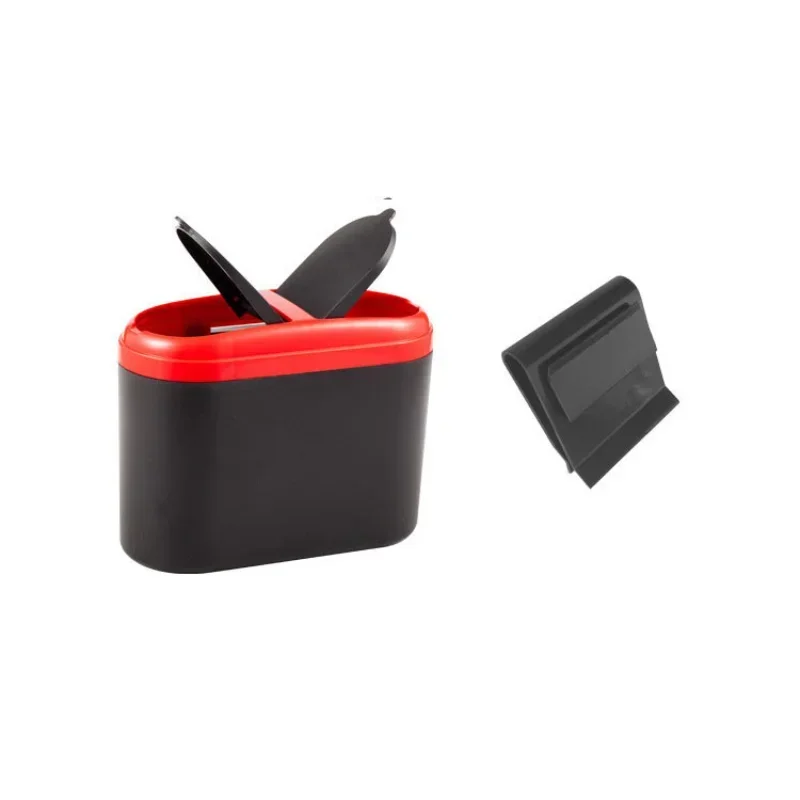 New Car Garbage Bin, Suspended Car Garbage Collection Box Storage Box Plastic Pressed Square Garbage Bin Type Car Accessories
